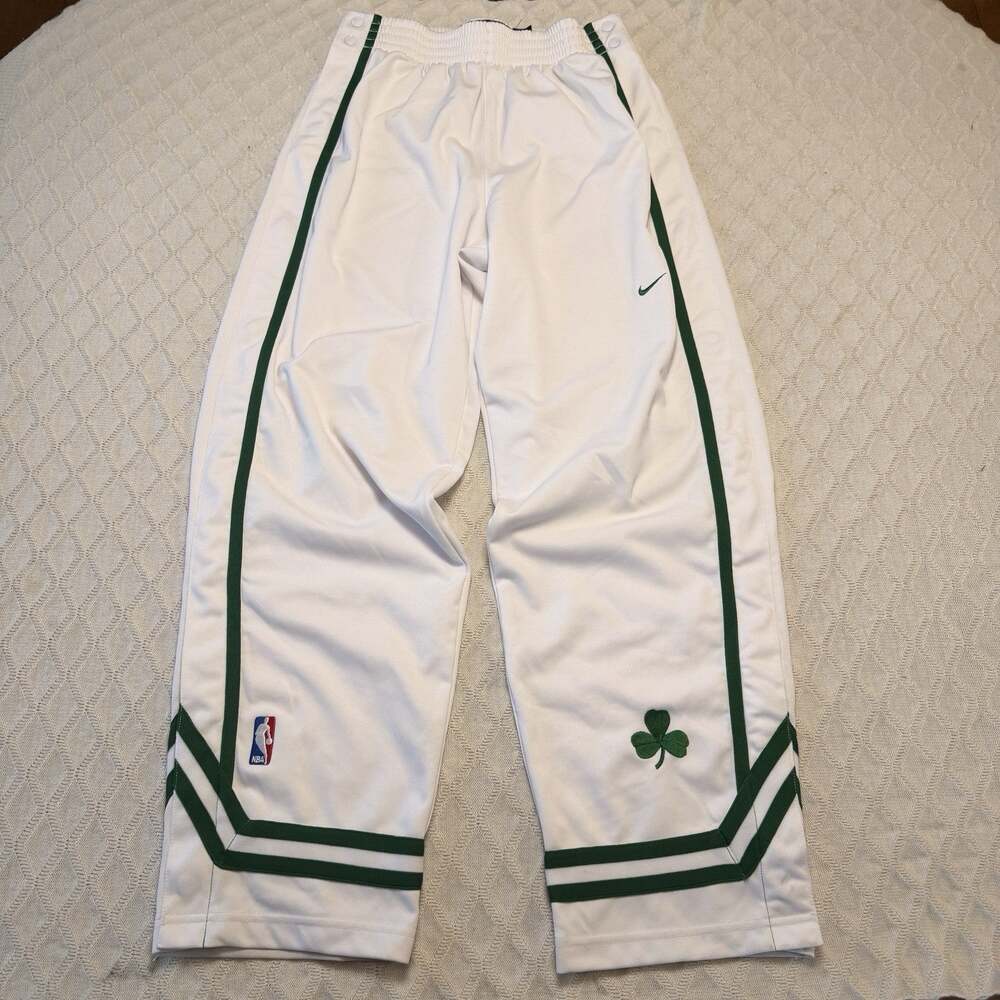 Vintage Nike Authentic NBA Boston Celtics warm-up tear away pants Large